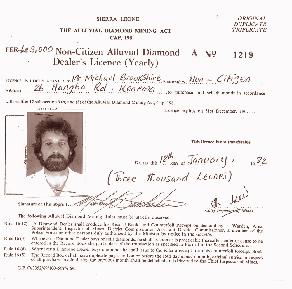 Dealer's License 1982