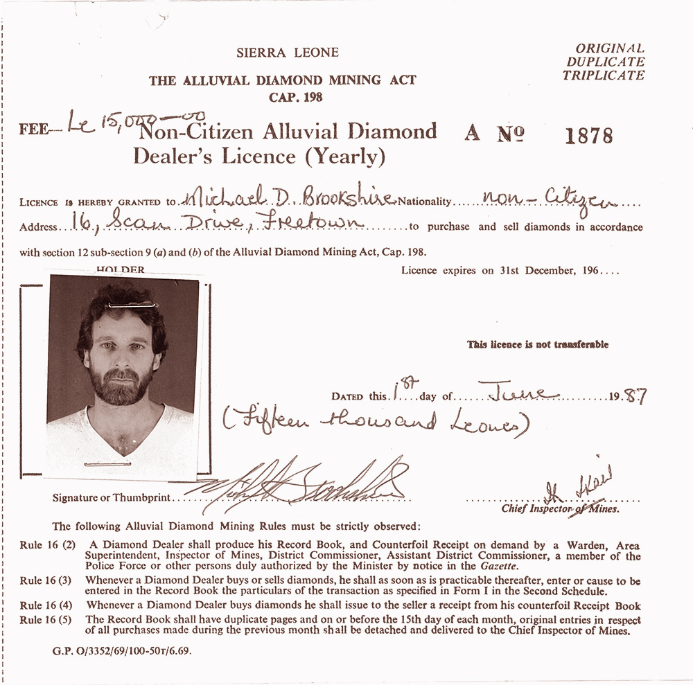 Dealer's License 1987