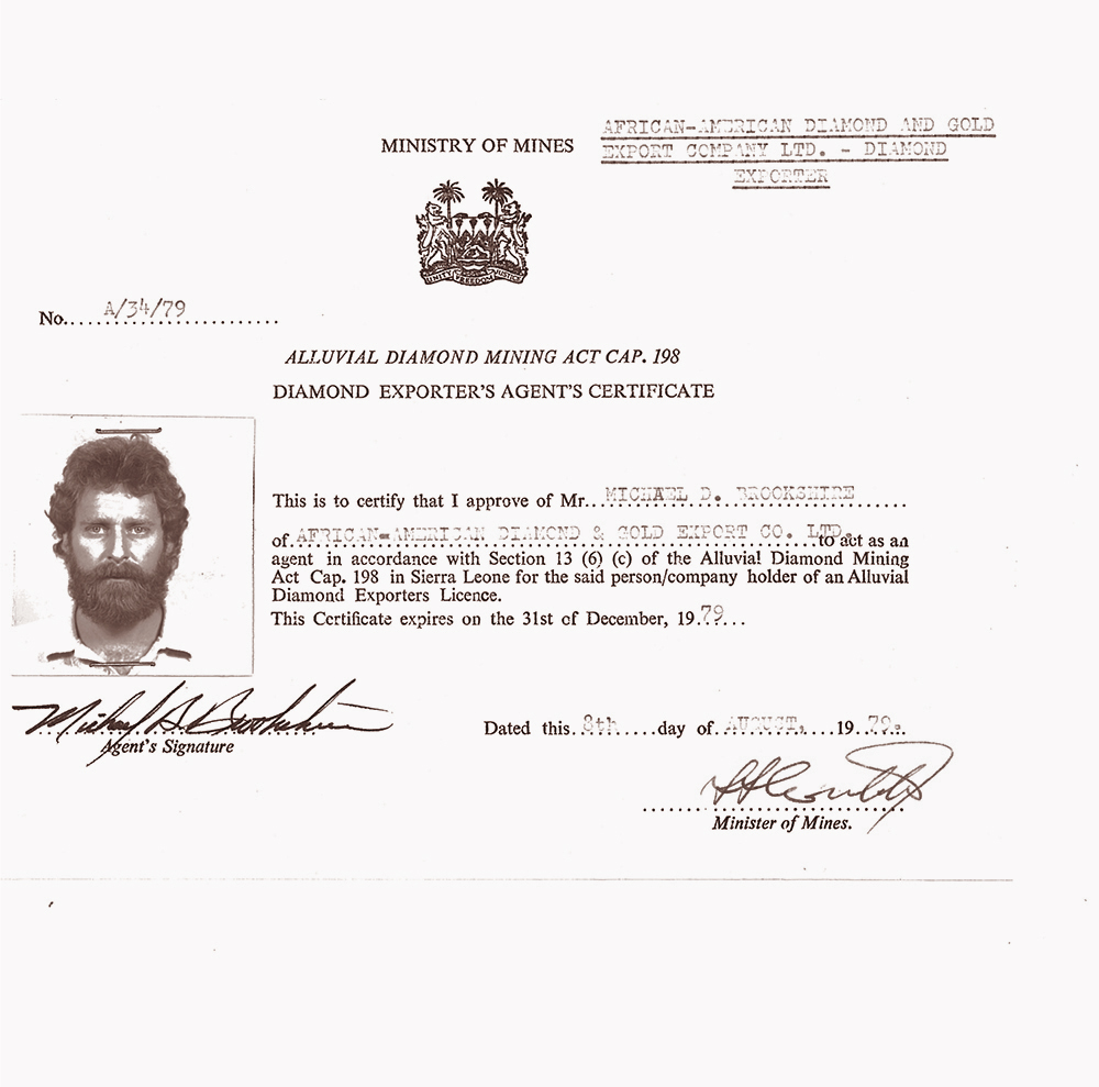 Exporter's Agent's Certificate 1979