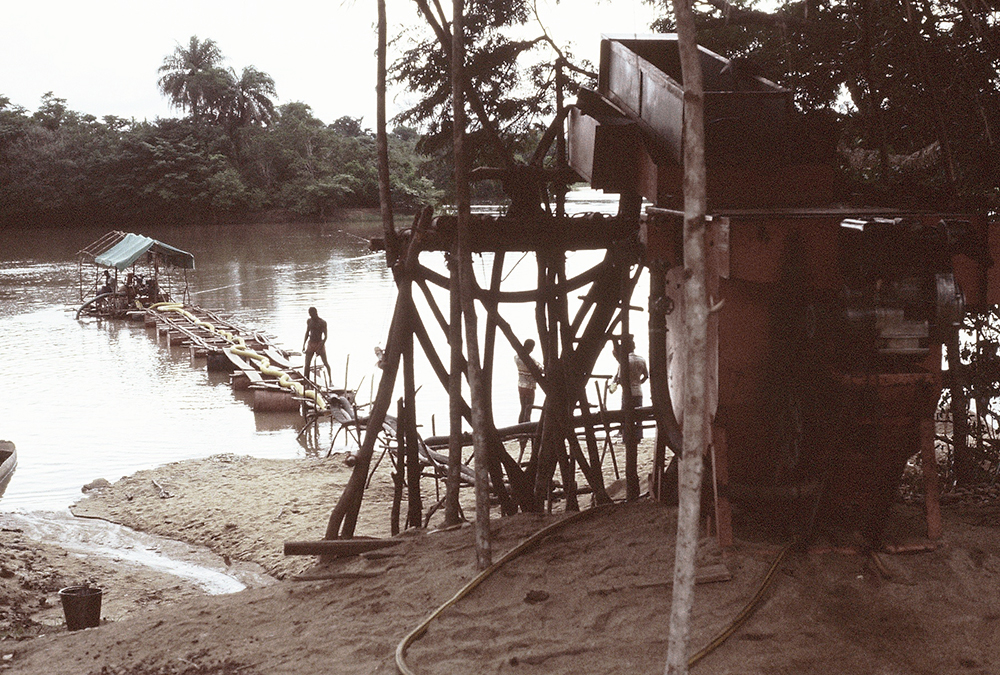 First dredging operation